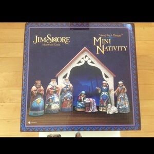 Jim Shore Colorful Nativity Figurine Set